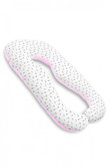 Almohadon Multifuncional Zorritos Rosa Monchitos