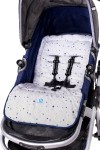 Colchoncito para Coche Monchitos Estrellitas Azul