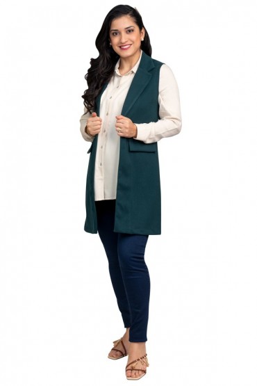 Chaleco de Paño Belen Verde