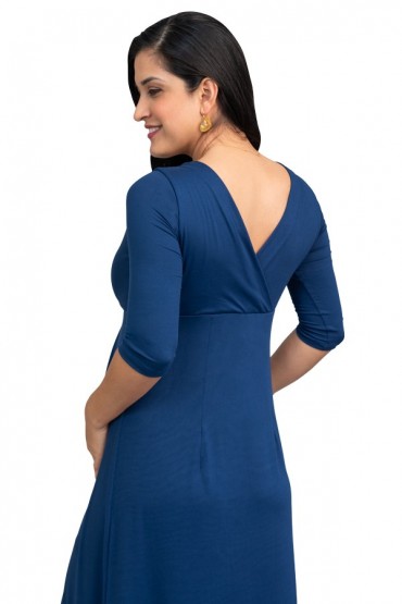 Vestido de Lactancia para fiesta Erika Azul