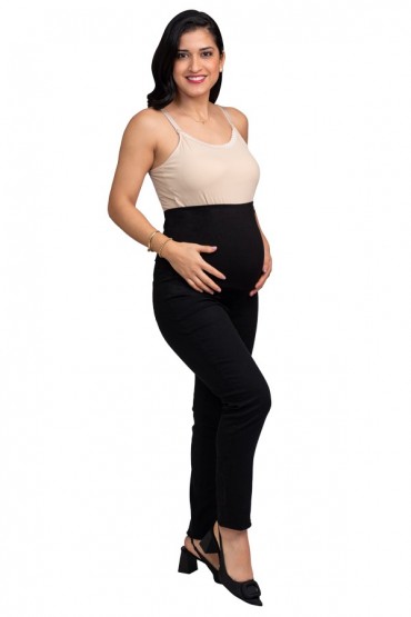 Jeans de Maternidad Denim Negro