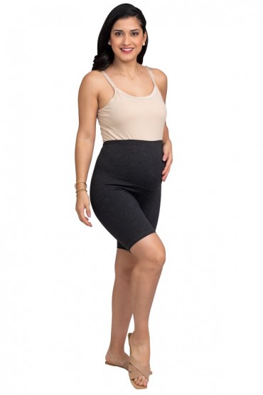 Biker Short maternidad algodón licrado negro