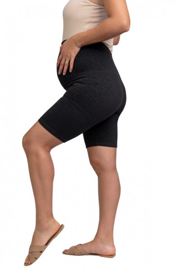 Biker Short maternidad algodón licrado negro