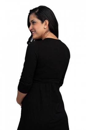 Vestido de lactancia Suzete color Negro