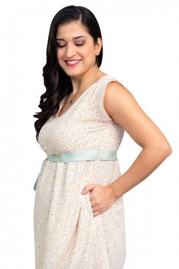 Vestido de Maternidad Karina Melón Flores