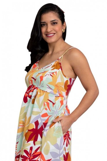 Vestido Pre y Post Parto Lucette Estampado