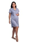 Camisero de Maternidad y Lactancia Paige Lila Corto