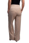 Pantalón de Embarazo Viña Beige Rayas