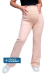 Pantalón de Embarazo Boca Ancha Jecy Beige Invierno