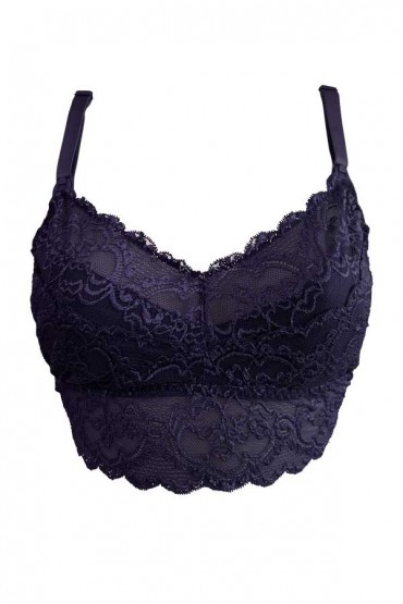 Bralette de Lactancia Fancy Azul Bicolor