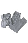 Pijama Hombre Camisero Manga Larga Pantalón Heather Gris - B UP HIM