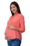 Blusa de Maternidad y Lactancia Dany Coral