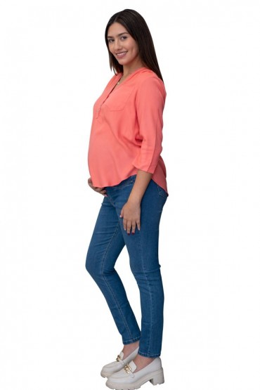 Blusa de Maternidad y Lactancia Dany Coral