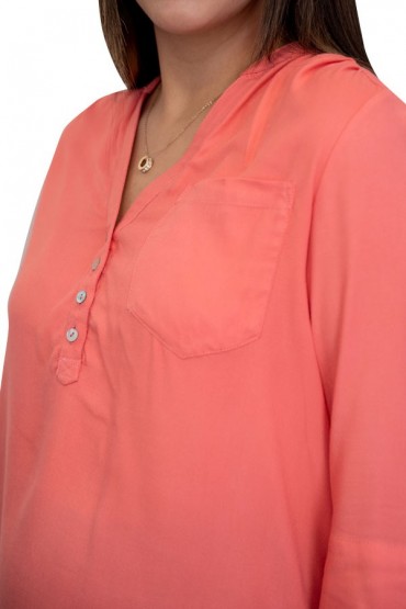 Blusa de Maternidad y Lactancia Dany Coral