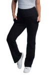 Pantalón de Embarazo Bota Ancha Jecy Negro Verano