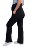 Pantalón de Embarazo Bota Ancha Jecy Negro Verano