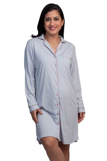 Camisero de Maternidad y Lactancia Paige Celeste