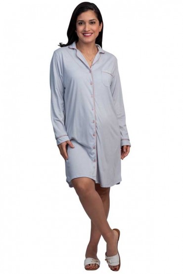 Camisero de Maternidad y Lactancia Paige Celeste