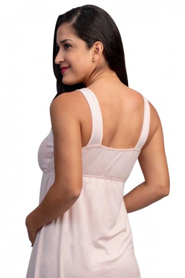 Camisón Maternidad y lactancia Algodón Pima Bella Rosa