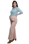 Pantalón de Embarazo Viña Beige Oscuro