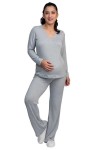 Polo de Lactancia Brianna Heather Gris ML