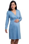 Vestido de Lactancia Suzete Celeste