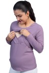 Polo de Lactancia ML Carmen Morado Rib