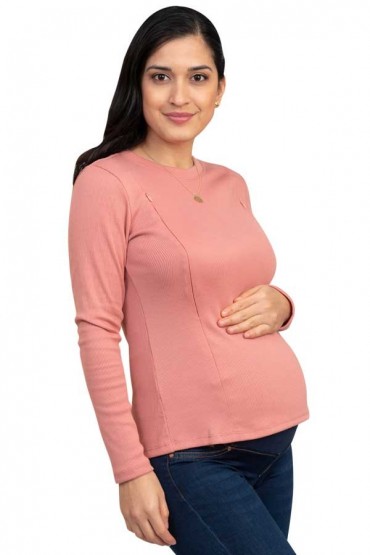 Polera de Lactancia Jaisa Melón