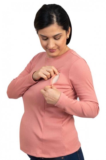 Polera de Lactancia Jaisa Melón