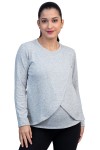 Polo de Lactancia ML Bella Heather Gris