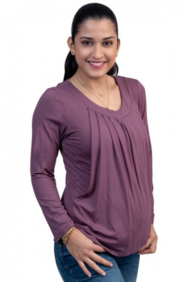 Polo de Lactancia ML Cecy Morado
