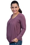 Polo de Lactancia ML Cecy Morado
