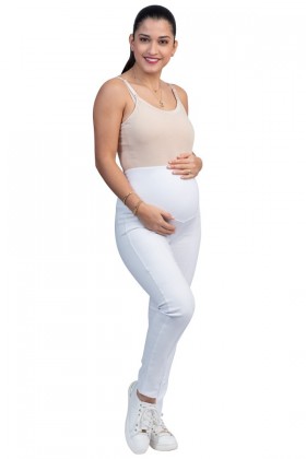 Pantalón de embarazo Tokio color Blanco
