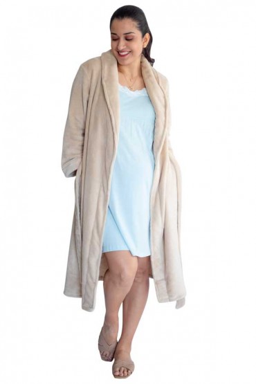 Bata Baby Polar Larga Melanie Crema