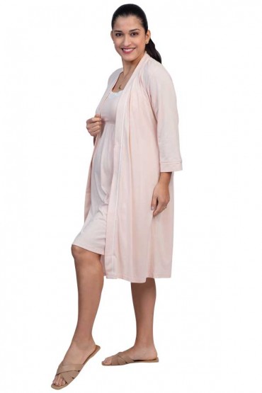Bata Algodón Pima para cubrir Rosa Madeline