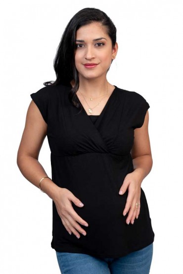 Polo de lactancia Sophie Negro