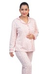 Pijama maternidad y Lactancia Paige Rosas Flores