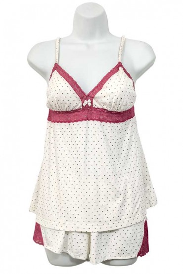 Pijama de Mujer Queen of Hearts Corazones con Short