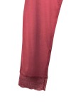 Pijama de Algodón Valentina Pantalón Rombos Rojos