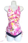 Bikini Materno Flores Acuarela Fucsia